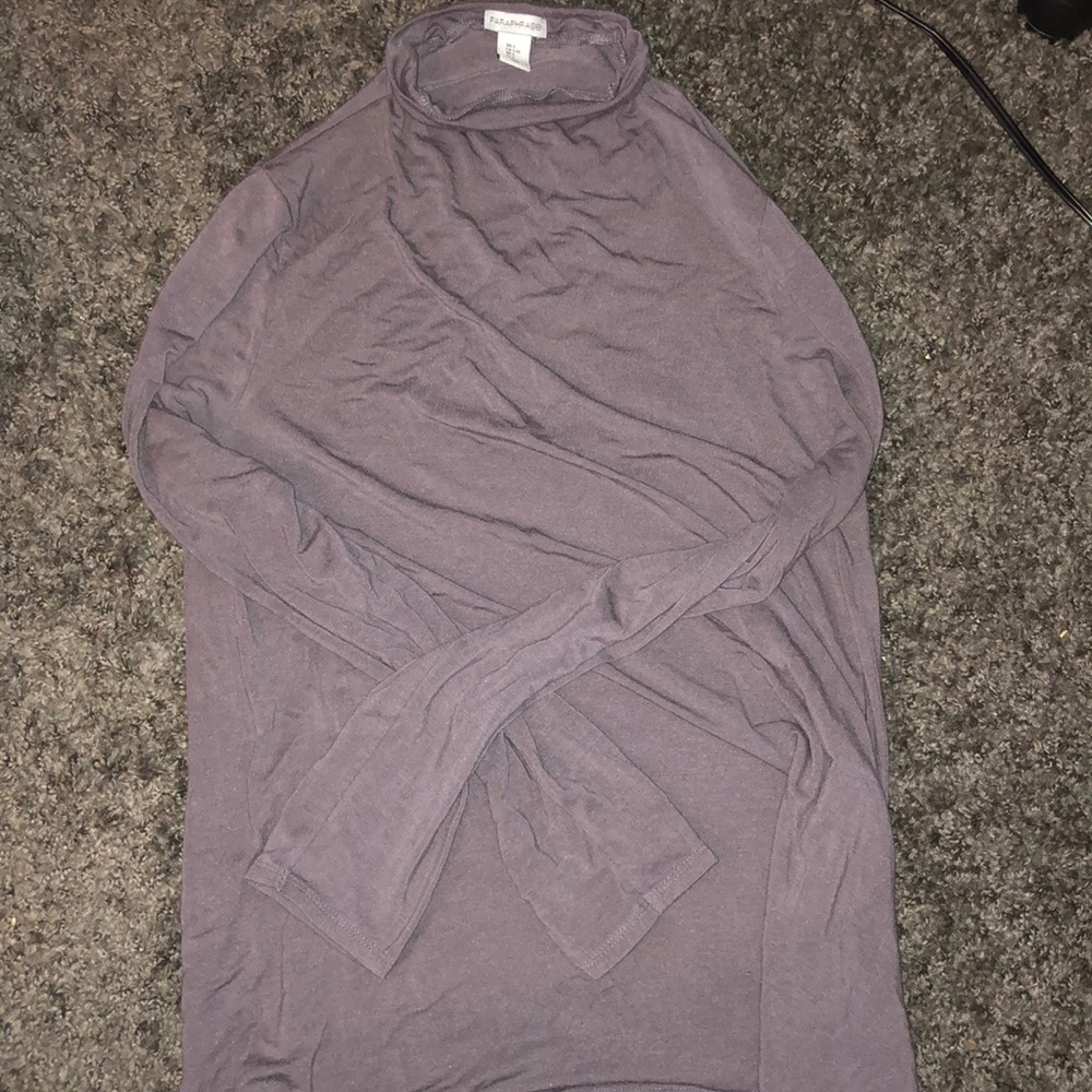 Dark grey turtleneck